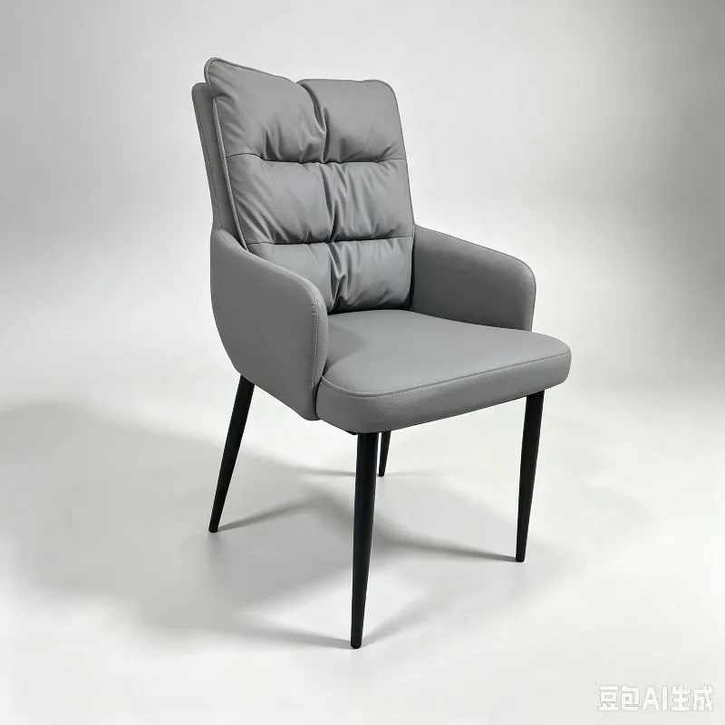 Light luxury dining chair Home high-end mahjong chair, office chair, back chair, sedentary and comfortable leisure chair
