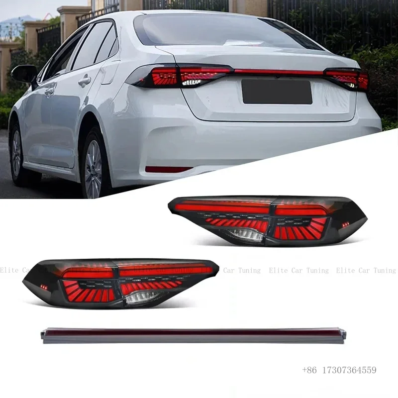 LED Trunk Taillights For 2020 - 2023 With Start-Up Mode Red Dynamic Car Rear Lamp Assembly