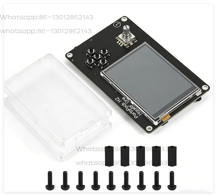 portapack-h2-plus-for-hackrf-one-mayhem-r8-r9-r10-rf-radio-sdr-transparent-acrylic-plastic-shell-case-cover