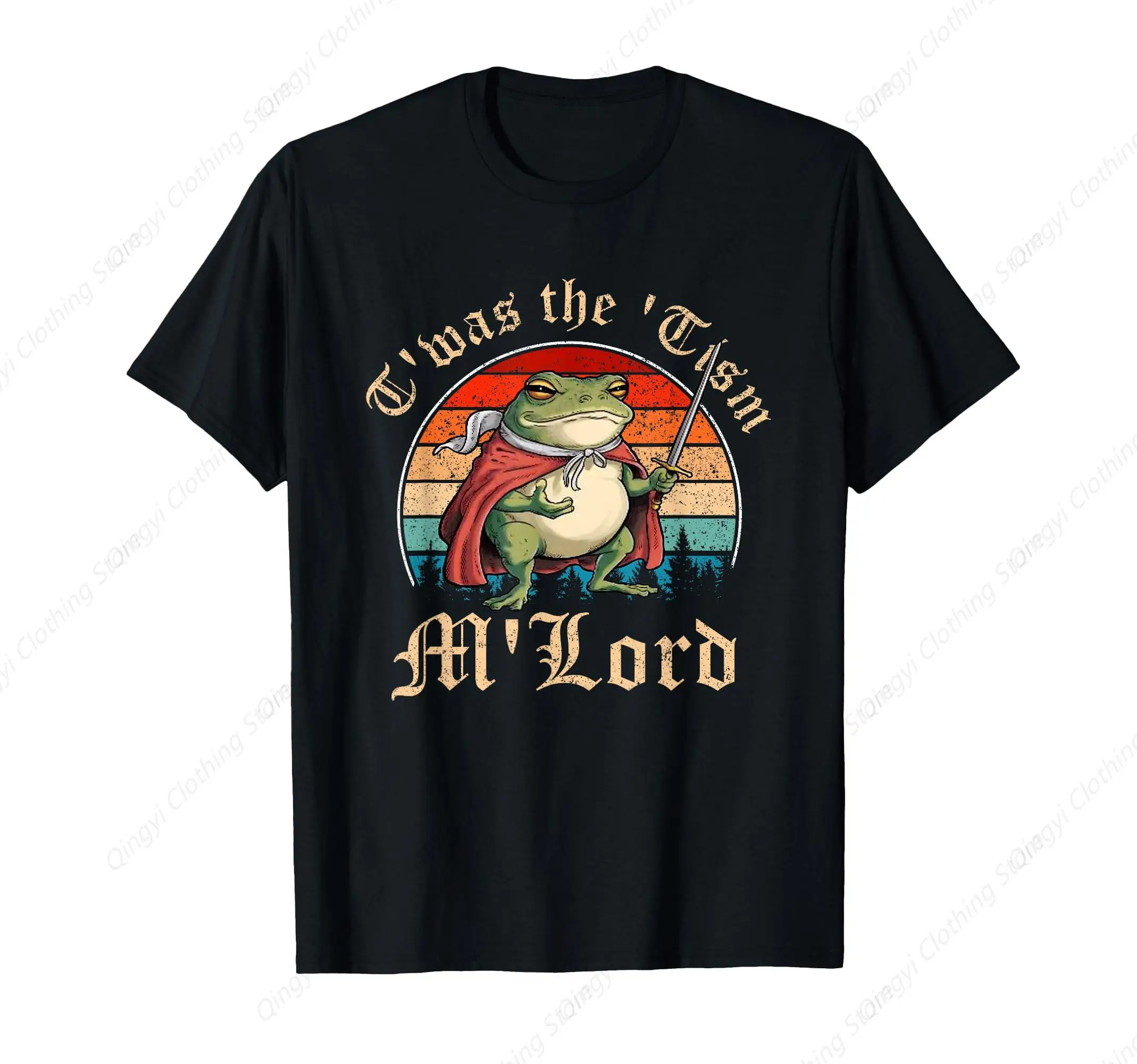 

The 'Tism Lord Funny Autism Medieval Knight Frog T-Shirt