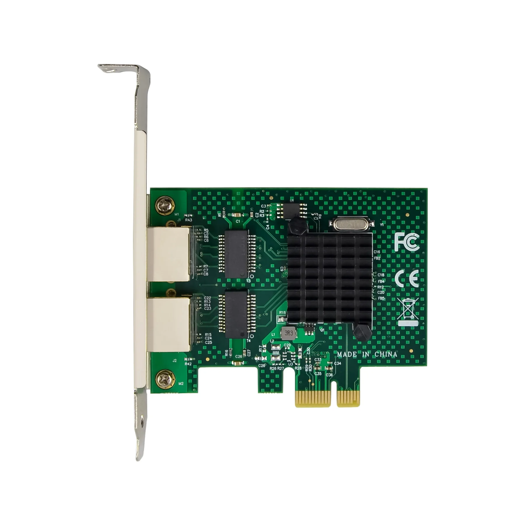 SUNWEIT ST7287 BCM5720 NetXtremeX1 Dual 10/100/1000 RJ45 Port 1Gb PCI Express Adaptador de placas de rede para desktop