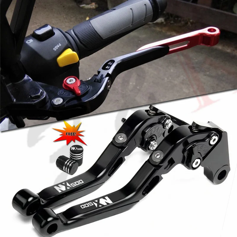 For HONDA NX500 2024- NX 500 Adjustable Handle Motorcycle CNC Accessories Folding Extendable Brake Clutch Levers