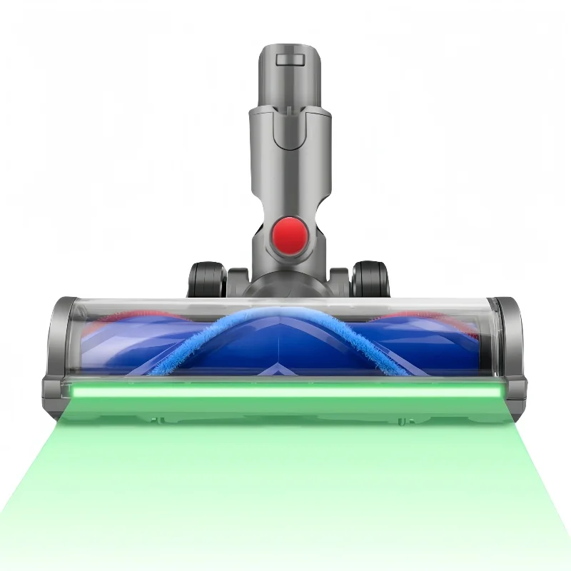 Tête d'aspirateur pour aspirateur Dyson V6 DC58 DC59 DC61 DC Series, tête de nettoyage de remplacement avec lumière verte LED pleine zone,