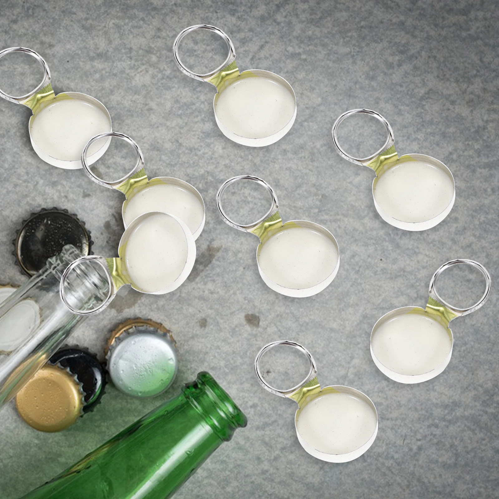 

24pcs Aluminum Beer Bottle Caps Reusable Soda Can Sealer Covers Leakproof Tops For Soft Drink Home Bar Party
