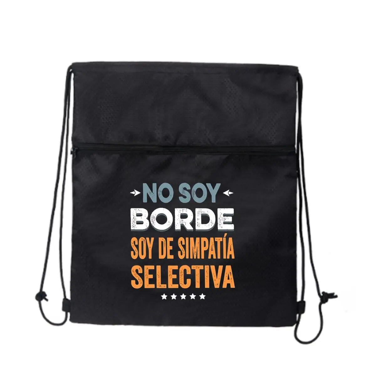 

No Soy Borde, Soy De Simpatía Selectiva Text Спорт на открытом воздухе Тренажерный зал Сумка на шнурке Толстая веревка Баскетбол Футбол Большая вместимость