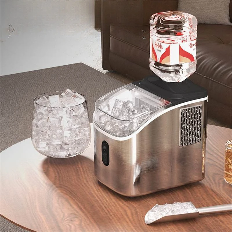 

Stainless Steel Wellcome Office hicon Automatic Square Ice Machine Dormitory Small Ice Machine Household Ice Cubes