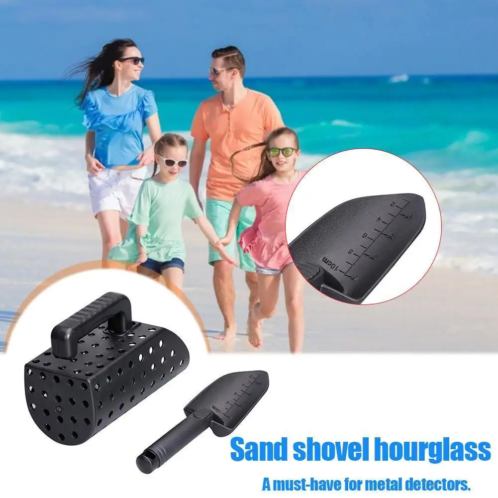 Stainless Steel Sand Scoop Shovel Set for Underground Metal Treasure Detecting Lightweight Metal Detector Sand Scoop for Kids