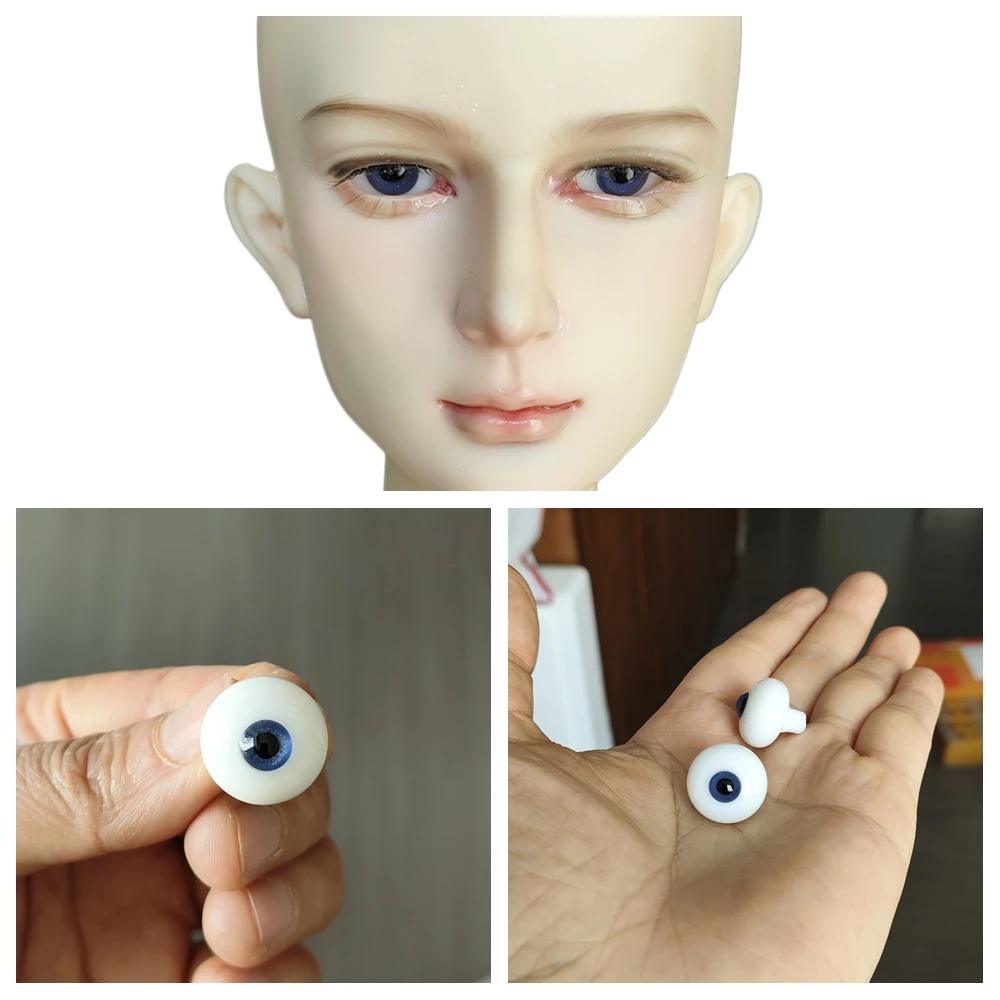 

10MM 12MM 14MM 16MM 18mm aod dod msd yosd sd bjd doll glass eyes eyeball small iris eyesball dark blue XXTB033