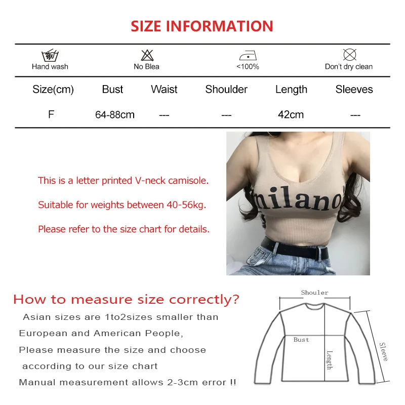 Women Letter Printed V-neck Tank Tops Summer Sexy Backless Slim Camisole Sleeveless Versatile Worn Outside Sports Rib Crop Tops