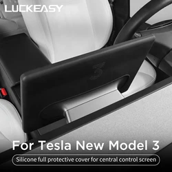 For Tesla Model 3 Highland 2024 Screen Protective Frame New Model Y 2025 Central Control Display Silicone Cover Car Accessorie