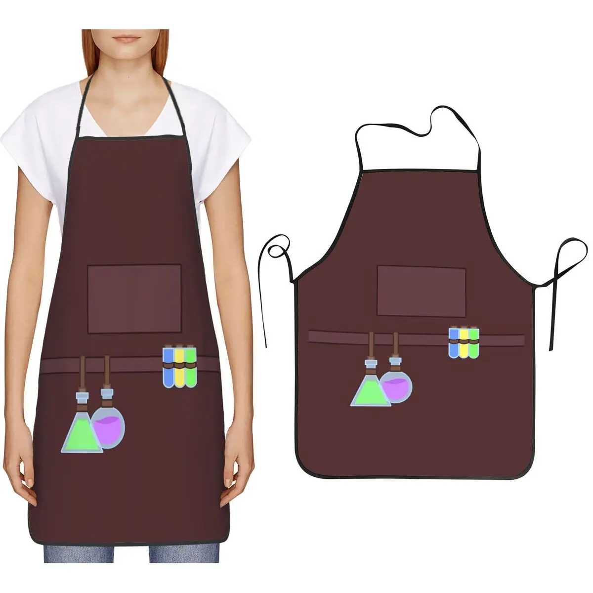 

Фартук Varian (TTS) Фартук шеф-повара Кулинария Кухня Столер Нагрудник без рукавов Кухонный фартук для уборки для женщин и мужчин Картина