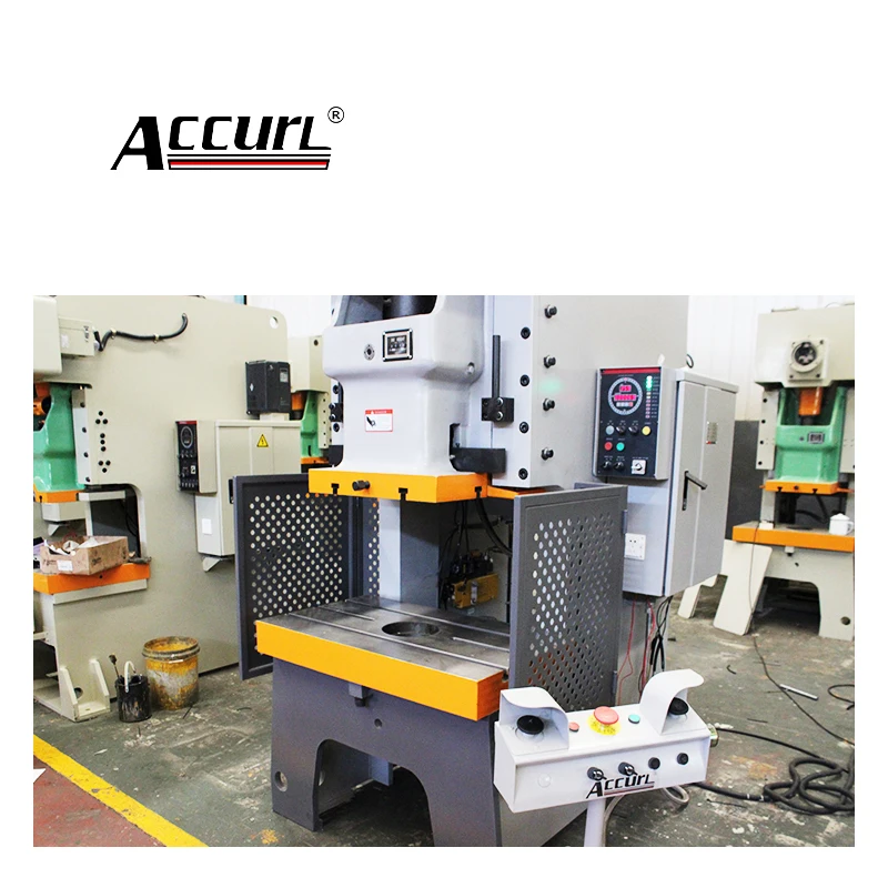 Accurl Jh21 80ตันนิวเมติกเจาะเหล็กกดแบนเครื่องซักผ้าทำ Hine