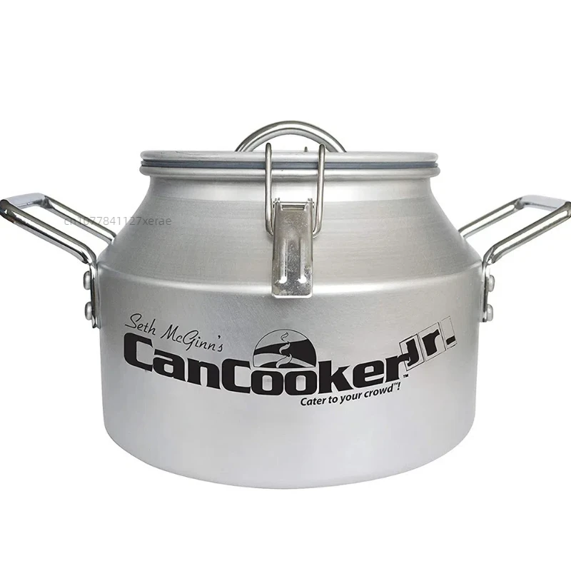 

New Outdoor Household Micro Pressure Cooker, Large Capacity Camping Picnic Stew Pot, Non Stick Barbecue Pot for Making Soup