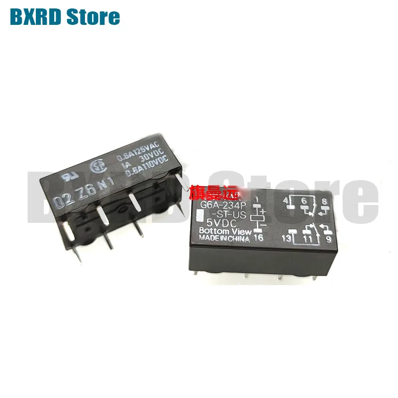 Оригинальные новые 5 шт. Φ 2A 8pins G6A-234P-ST-US-5VDC