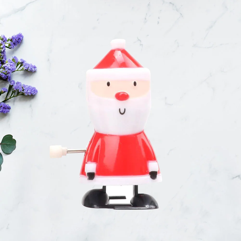 Santa Claus Clockwork Wind Up ของเล่นของเล่นการ์ตูนสนุก Wind up Clockwork ของเล่น Party Favors ของขวัญที่ยอดเยี่ยมสําหรับเด็ก