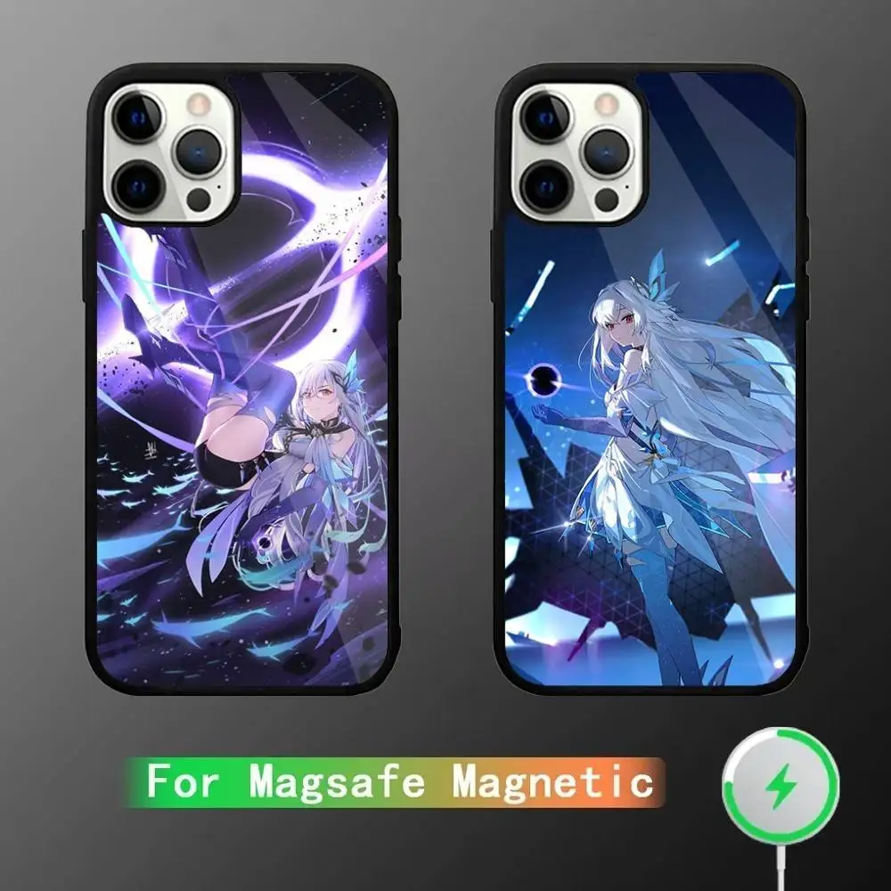 

Skirk Genshin Impact Phone Case For iPhone 17,16,15,14,13,12,11,Pro,Max,Plus,Mini,SE4,E Magnetic Magsafe Wireless Charging