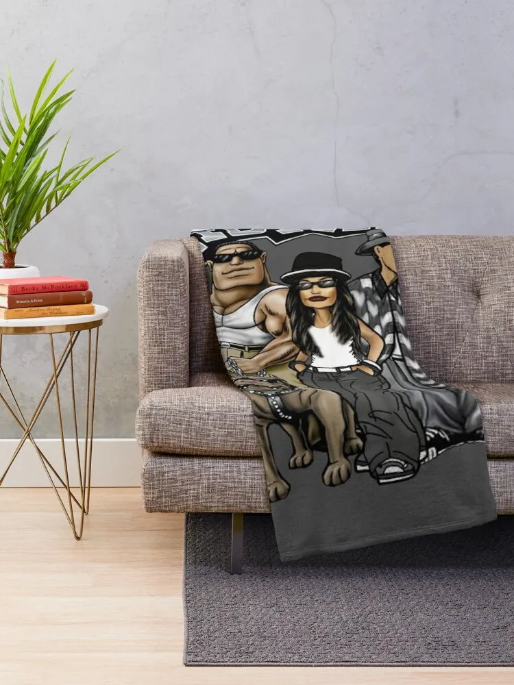 Lil Homies Cholo Chicana Throw Blanket Luxury Throw Blankets For Sofas Bed Fashionable warm for winter Blankets