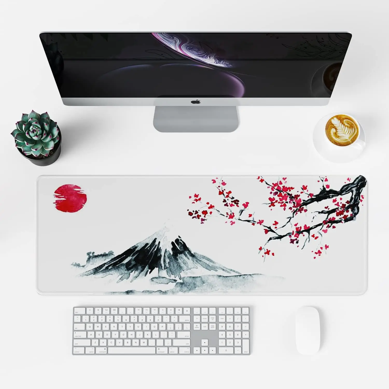 

Big Art Mouse Pad Kawaii Gaming Pad on The Table Setup Gamer Accessories Anime Mouse Mats Table Mat Mouse Carpet Keyboard Pad