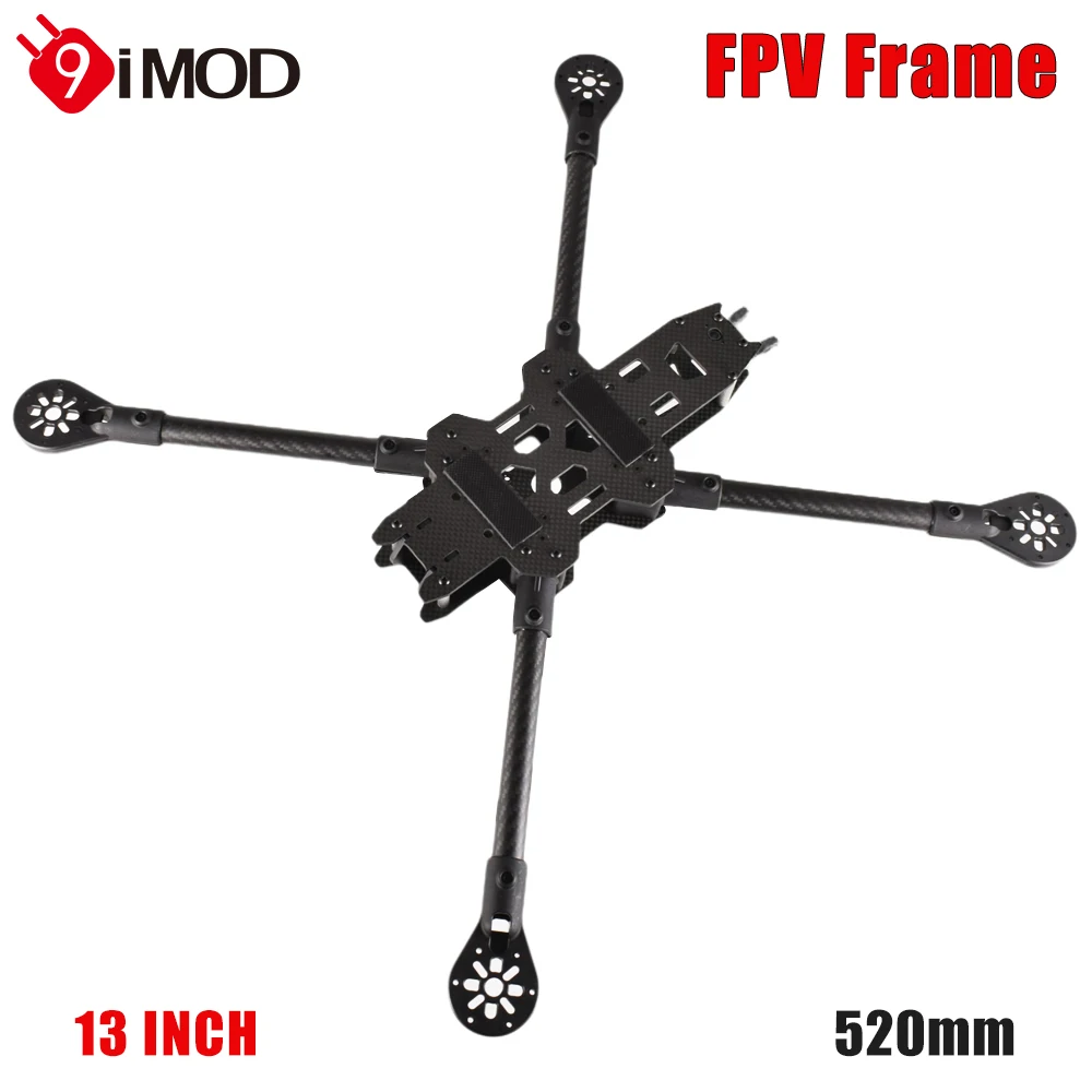 FPV 프리스타일 프레임 키트, 쿼드콥터 프레임, RC DIY FPV용, 9IMOD, 13 인치, 520mm