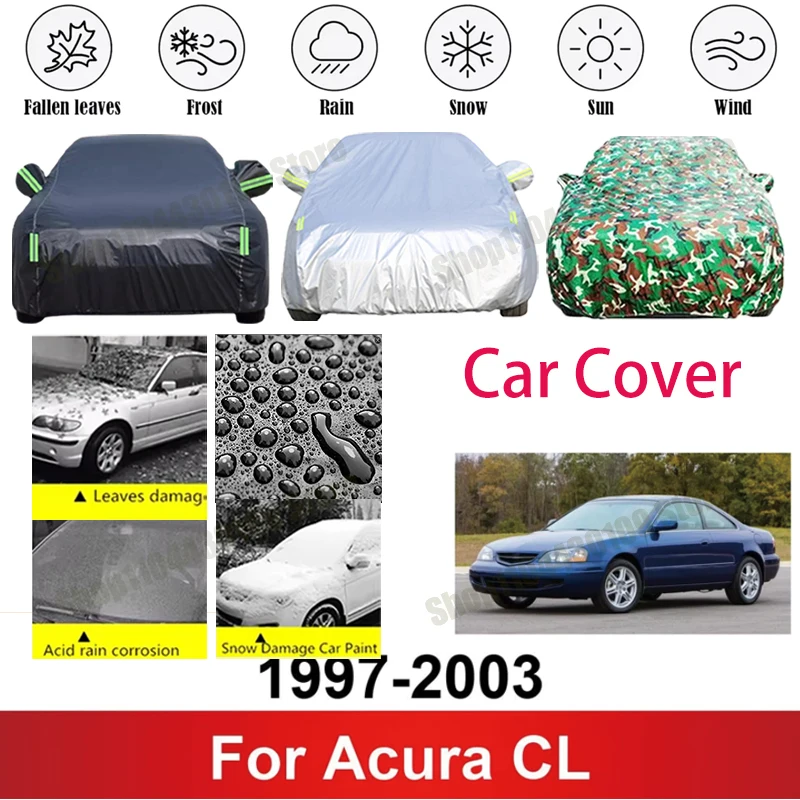 

for Acura CL 1997-2003 Car Cover Waterproof Summer Sun Shade Anti-UV Winter Rain Snow Prevent Cover