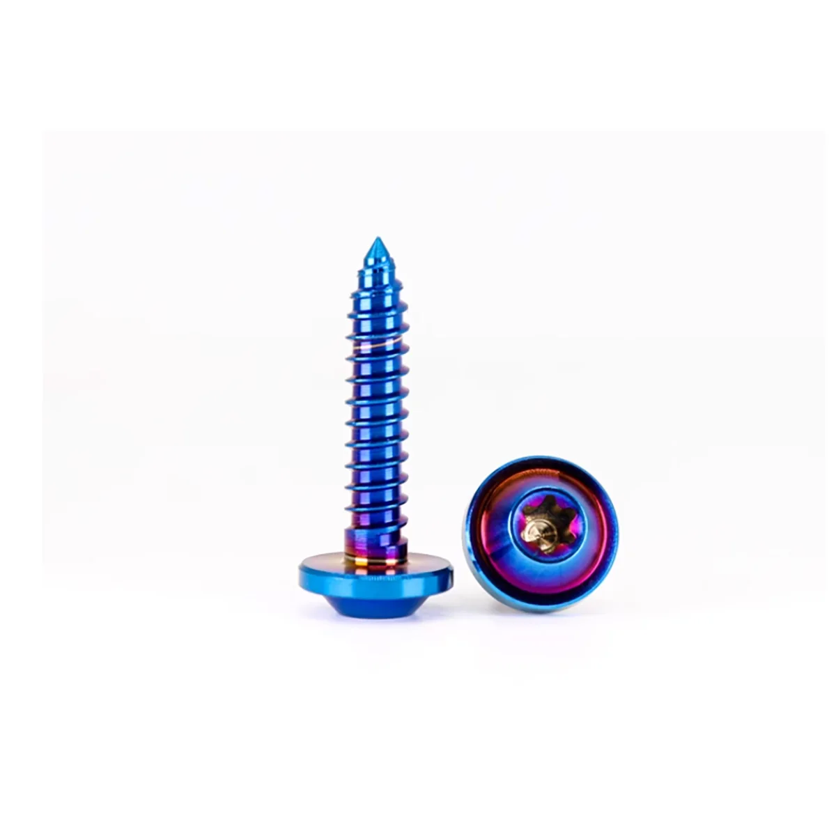 Titanium Alloy Flying Saucer Head Internal Plum Blossom Self Tapping Nail/ Self Tapping Large Head Modification Bolt