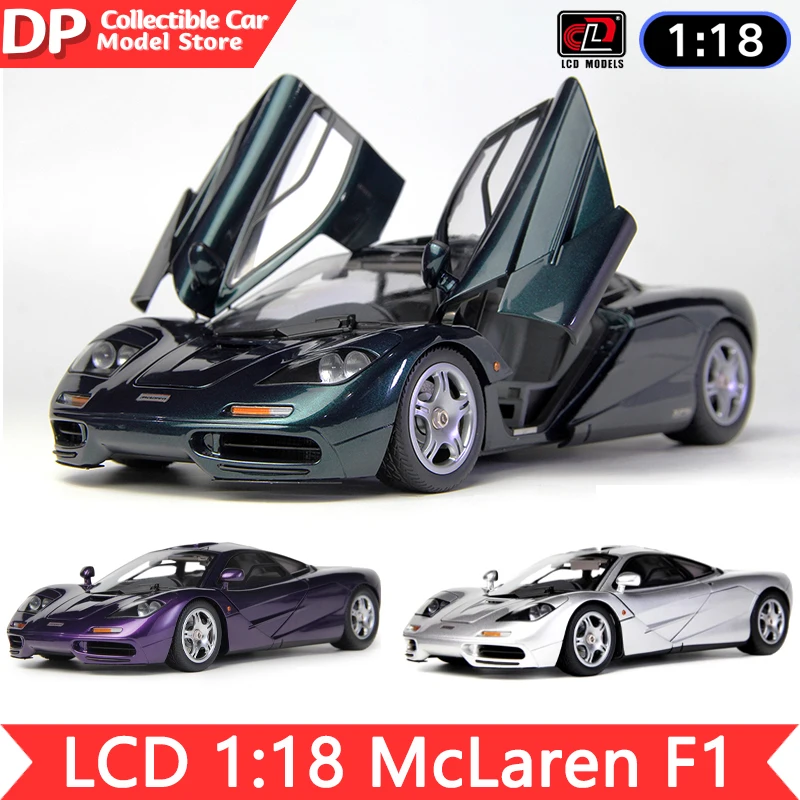 

LCD Models 1:18 McLaren F1 PX5 Green/Purple/Silver Diecast Super Car Model Alloy Car Model Premium Collectible Boy Gift,Ship Now