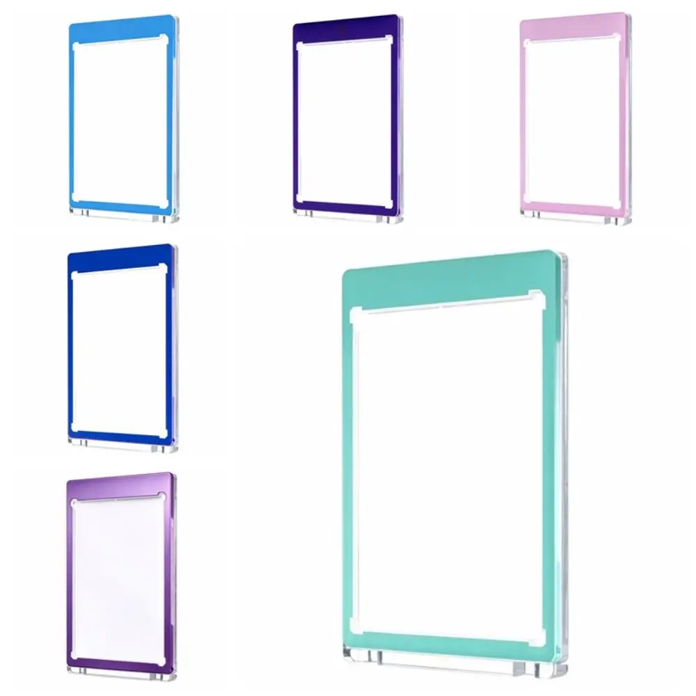 Magnetic Graded Card Card Sleeve 35PT Hard Edged Graded Card Protective Shell Anti Fall Color Border Magnetic Card Brick