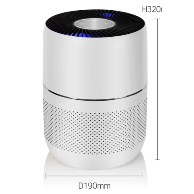 Filtro dell'aria combinato per la casa Animali domestici Capelli affumicatori in camera da letto Portatile Tuya Wifi Domestico H13 Filtro Hepa Purificatore d'aria Pulitore Casa