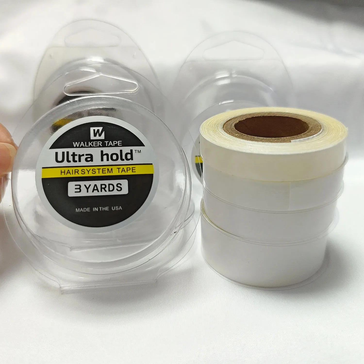 

3 ярда 0,8/1/1,2/2 см лента для системы волос, двухсторонняя лента для ходунков, белая кружевная лента для парика, устойчивая к поту лента для ультрафиксации парика