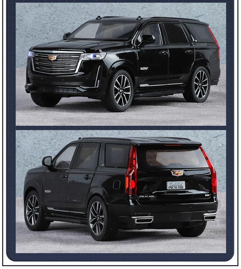 1/24 Cadillac Escalade SUV Luxus-Automodell aus Legierung, Druckguss-Metall Geländewagen-Modell mit Sound und Licht, Kinderspielzeug-Geschenk – Detail 16
