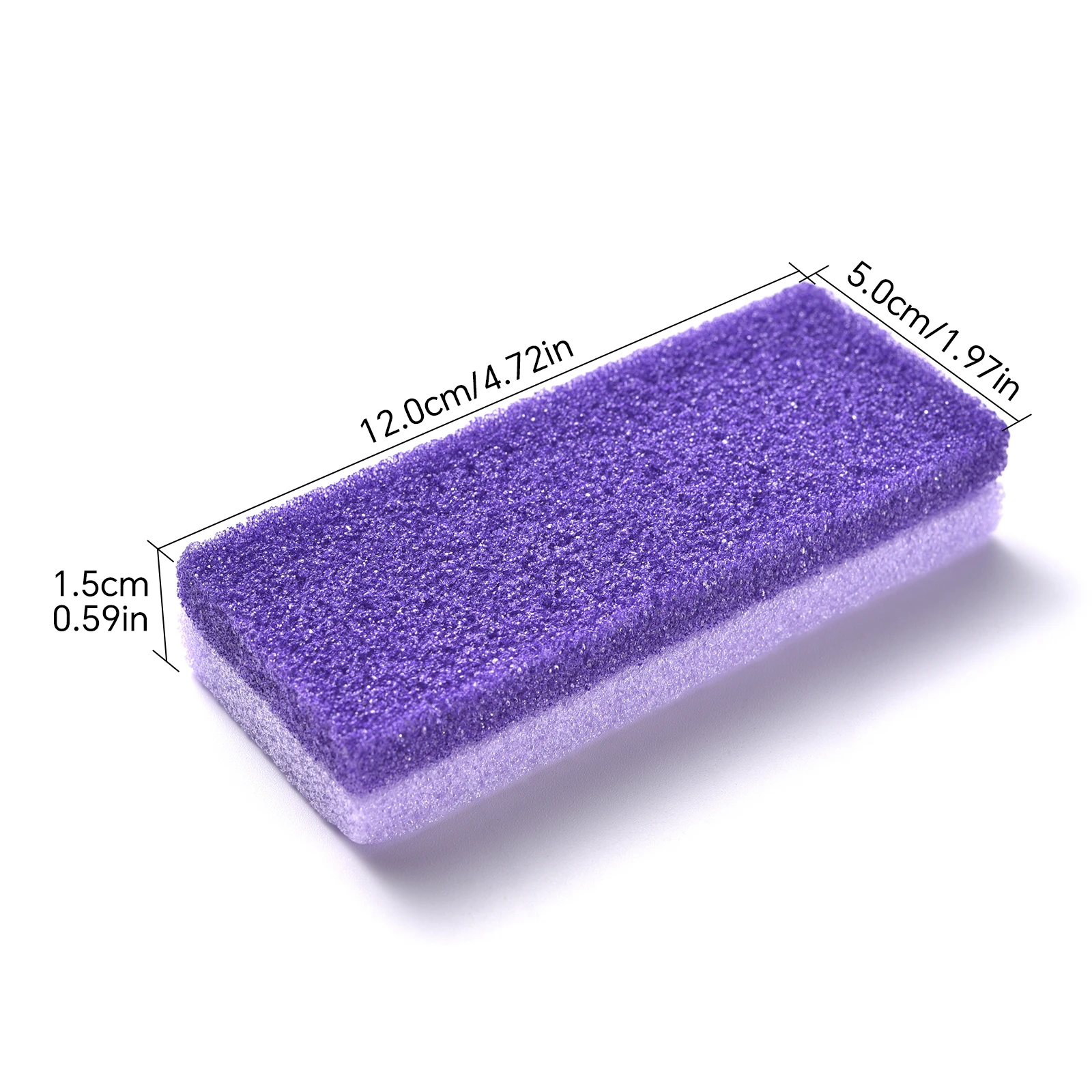 

6pcs/Set двусторонние мини ногтей файл блоков фиолетовый губка ногтей лак шлифовка буферные полосы Pumice ноги губка маникюр инструменты