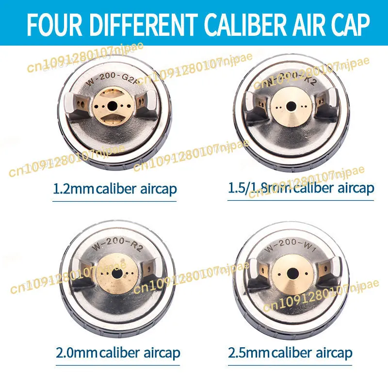 

В наличии комплект распыления W200, набор воздушных колпачков сопла W-200-122P, компоненты пневматического инструмента для опрыскивателя для Японии, запчасти W-200 Anest Iwata