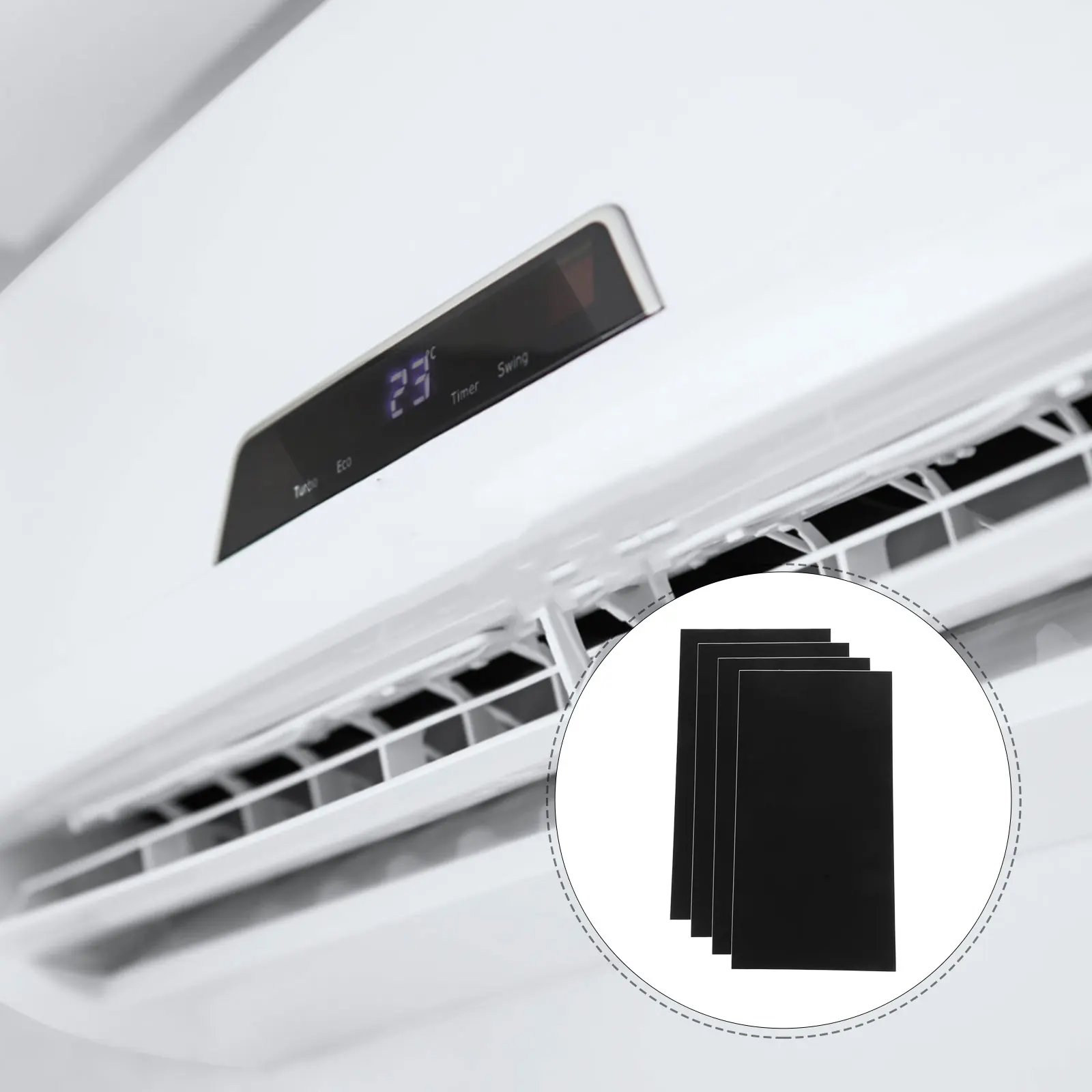 

4Pcs LED Light Dimming Stickers Blackout Adhesive Covers for Electronics Routers Alarm Clocks Controllers Smooth Surface