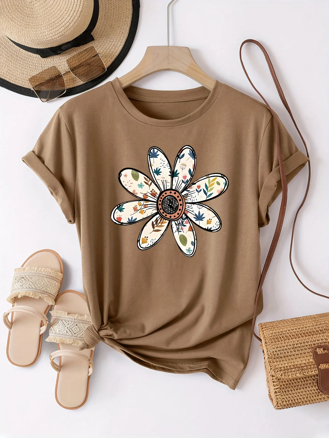 Женская футболка Boho Daisy -  – обзор и цена Crochet Top Boho