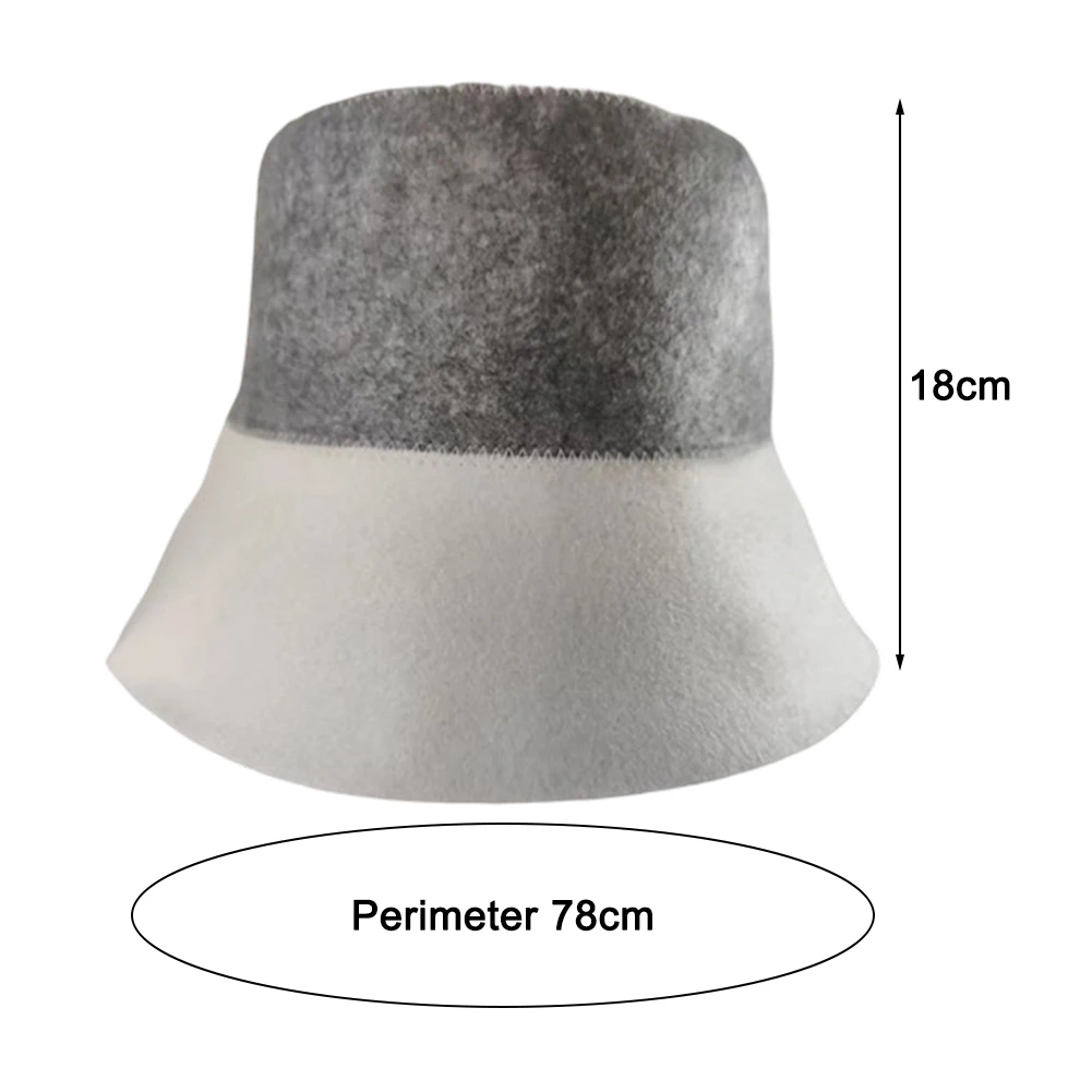 

Spa and sauna felt cap for For Women comfortable secure fit designed to fit most adult For Women 1PCS size 25 17cm