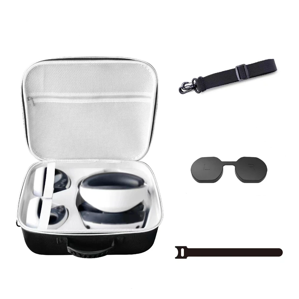 Multi-Function EVA Hard Travel ปกป้องกล่องเก็บของกระเป๋าสำหรับ PS VR2 All-In-One VR อุปกรณ์เสริม