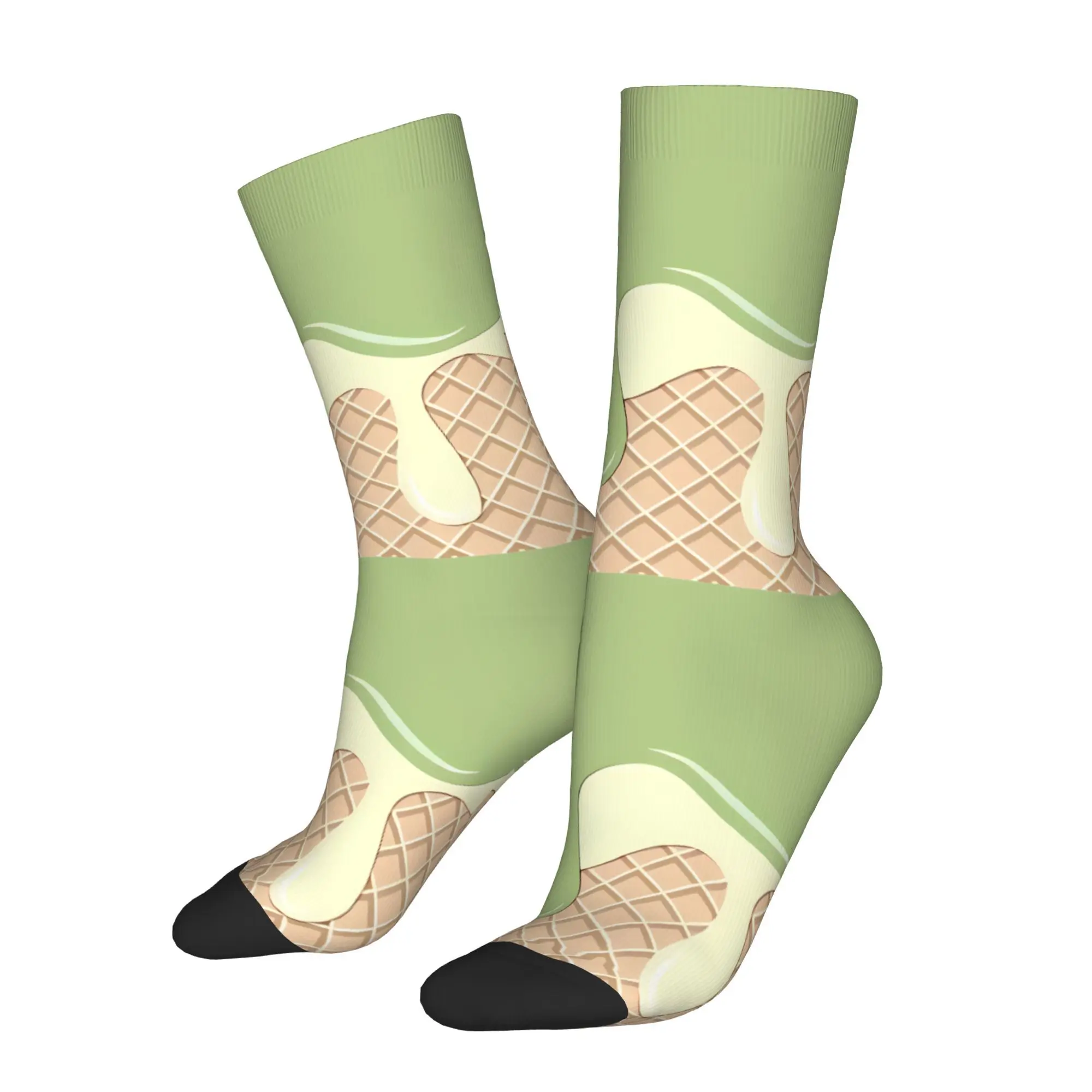 

Dessert Food Sock Printed Man Polyester