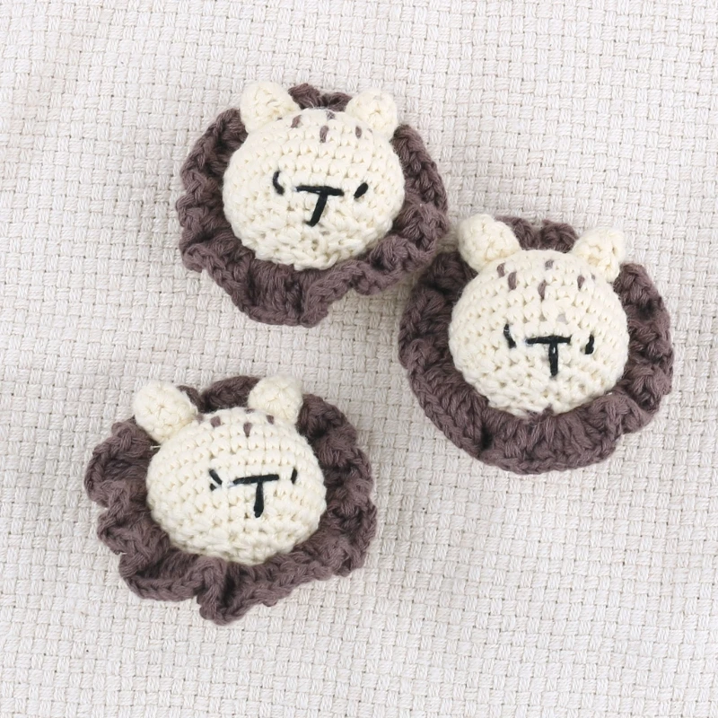 Clips para chupete de bebé con cuentas de madera Vintage, bonitos cuentas de animales de ganchillo, soporte para pezones para recién nacido, chupete anticaída, cadena con Clip, Juguetes