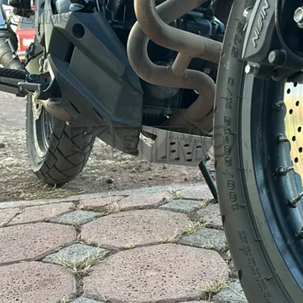 Motorcycle Engine Protection Cover Chassis Under Guard Skid Plate For Kawasaki Versys-X 300 2017-2020-2021-2022-2023-2024-2025