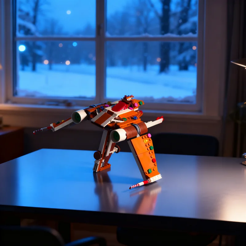 378ピース-moc-ジンジャーブレッドv-19-トーレントスターファイター-スターバトルモデル-組み立てブロック-おもちゃ-クリスマスプレゼント-ブロックキッズ