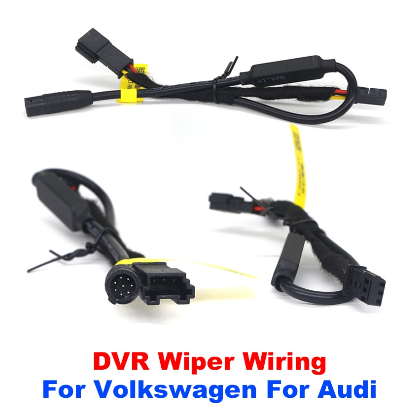 Easy to Install Car DVR Driving Recorder Wiper Cable For Mercedes-Benz For BMW For Volkswagen For Volvo For JEEP, fuse ACC Cable