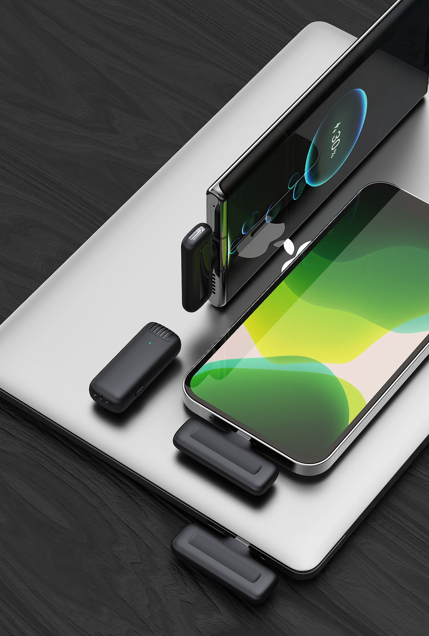 Wireless Lavalier Microphone Live Streaming Tiktok Phone Microphone Outdoor Video Shooting Vlog foodie Live-streamer Microphone