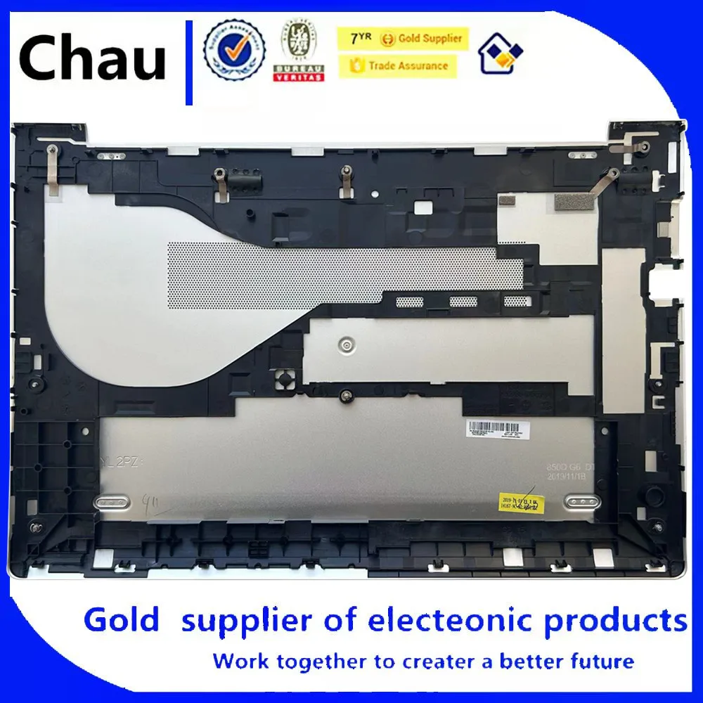 جديد لـ Chau EliteBook 755 850 G6 G5 حافظة علوية للكمبيوتر المحمول Palmrest غطاء/غطاء قاعدة سفلي L63370-001 L63359-001