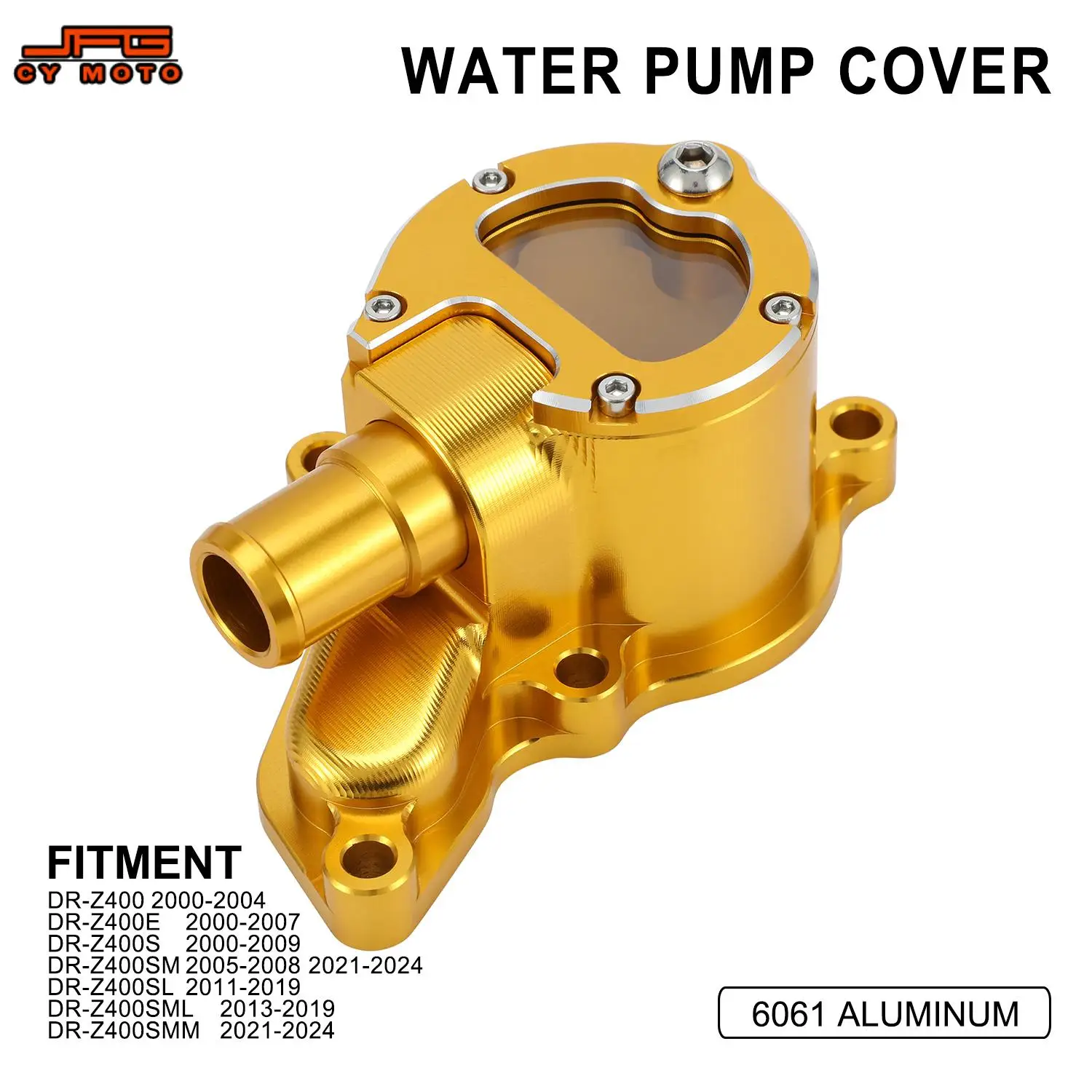 Motorcycles CNC Water Pump Cover for Suzuki DRZ400 DRZ400E DRZ400S 2007 DRZ400SM DRZ400SL DRZ400SML SMM Motocross Dirt Pit Bike