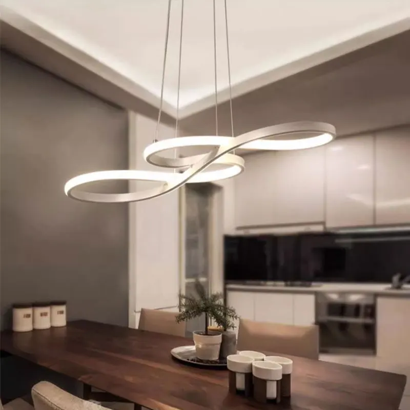 داخلي LED الحبل مصابيح متدلية لغرفة الطعام المطبخ الشمال LED أضواء الثريا تركيبات قابل للتعديل علقت مصباح معلق