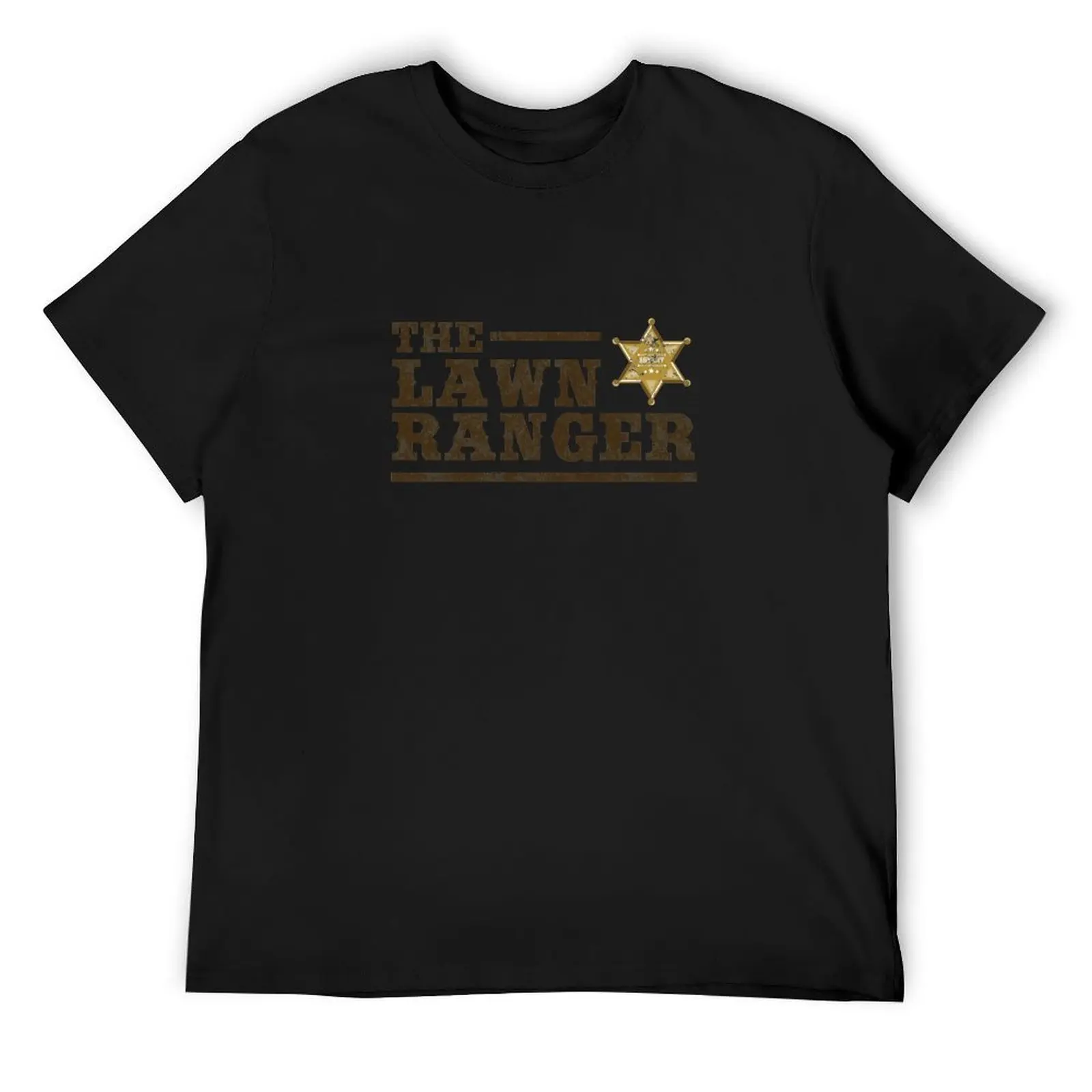 Lawn Ranger Lone RangerFunny Grass Cutting Lawn Enforcement T-Shirt vintage shirts graphic t shirts men