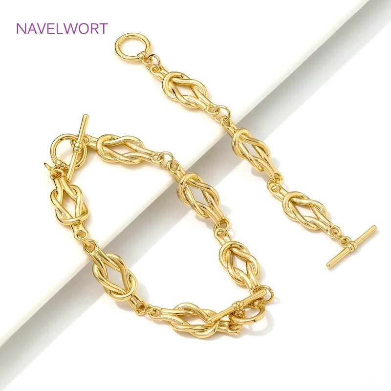 18K Gold Plated OT Clasps Toggle Clasp For Jewelry Making,Brass Bracelet Connector Clasps,For DIY Necklace Making Accessories