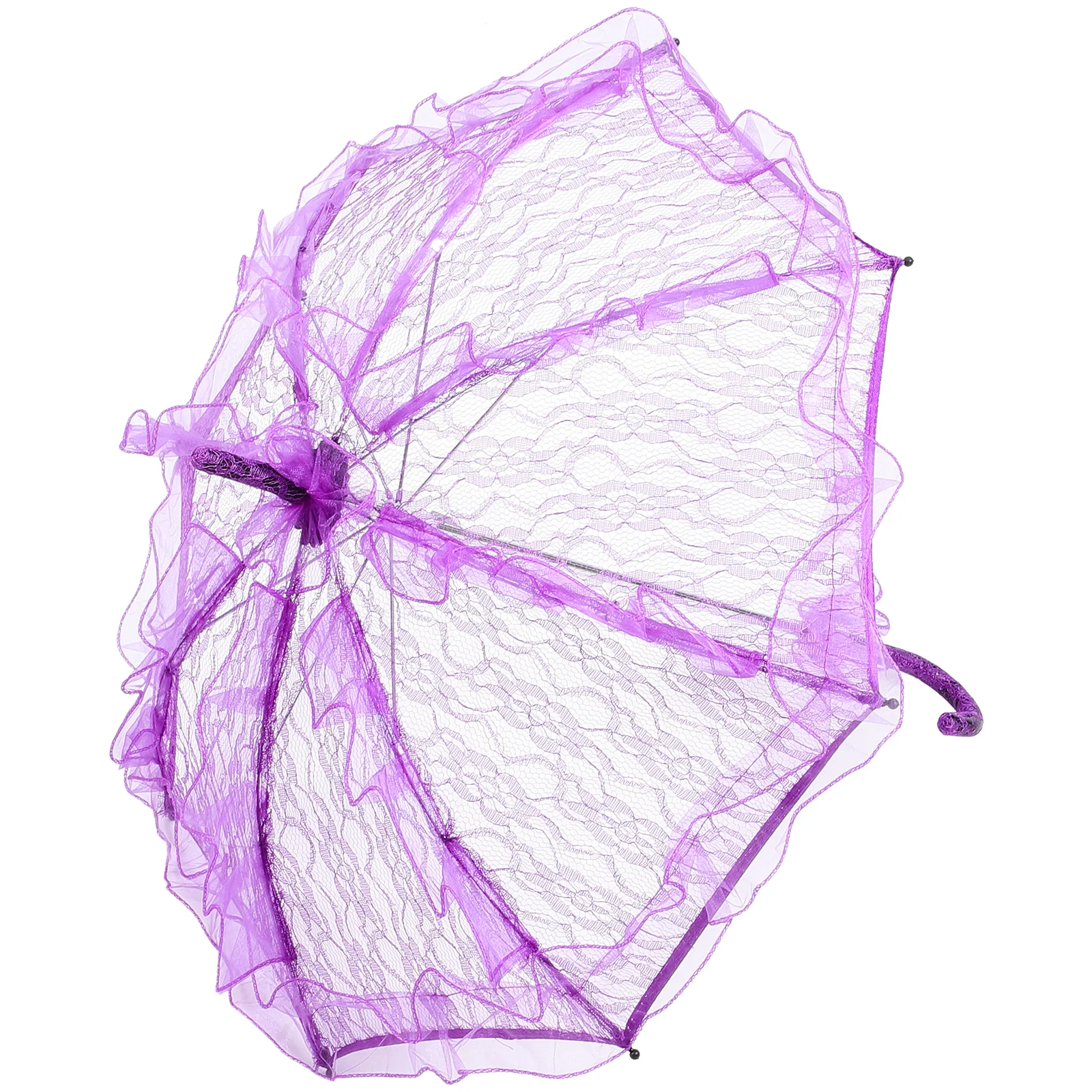 

Wedding Umbrella Parasol Bridal Deep Purple Girls Dance Photo Props Decorative Stage Festival Umbrella Tea Party Festival
