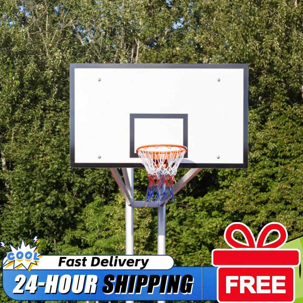 

Basketball Hoop Outdoor Sports Basketball Rim Net Standard Basketball Net Mesh All-Weather Tri-Color Sports Entertainment