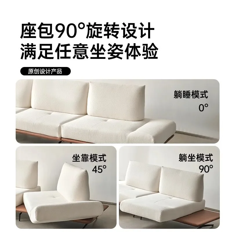 Foshan Sofa Modern Minimalist Dynamic Island Sofa Living Room Home Designer Adjustable Multifunctional